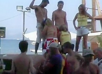 Greek Holiday Public BJ Fun