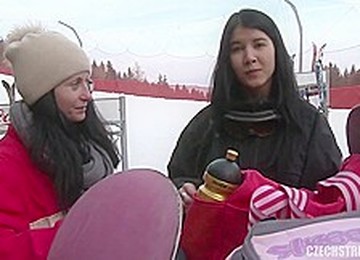 Beautiful Teen Get Fucked On Snow