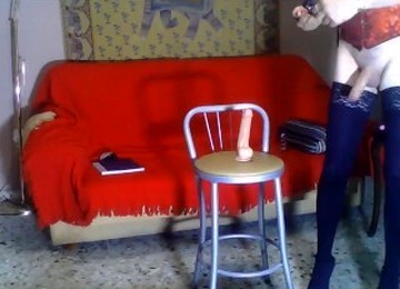 Abandoned Crossdresser Sissy Plays Alone