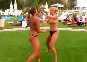 Topless Catfight