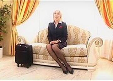 Hose Stewardess Screwed Hard