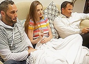 Young Girl Seduced By A Friends Father On Sex In The Pose Of Cancer...