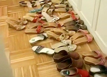 Immature Blonde Hana Loves Her Shoes