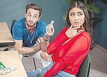 Violet Myers & Lucas Frost In Violets Backpack Hack - BRAZZERS