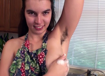 Ivy Has Gorgeous Big Boobs And A Hairy Pussy