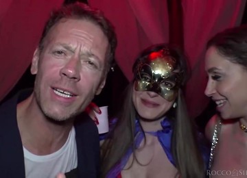 Malena Likes To Go To Mask Parties And Turn Them Into Orgies, Because They're Fun