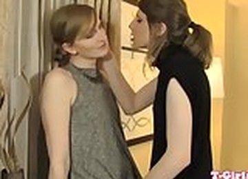 Dominant TS Assfucking Les Shemale