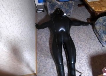 Inflation Heavy Rubber Cyborg Suit From MD-Latex