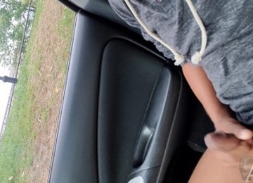 Public Flashing Car Masturbation