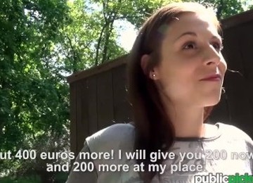 Mofos - Antonia Sainz - Brunette Sucks Dick For Cash