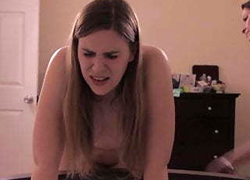Nude Spanking For Taking Off Her Clothes