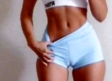 Thighgap Cameltoe Hips Tiny Waist Spandex Sexy Nerd 2