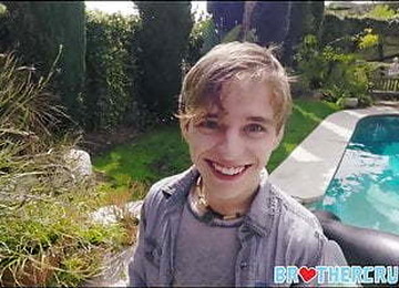 Twink Step Brother Teaching Threesome With Both Brothers