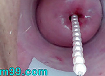 Cervix Fucking Playing Inserting A Japanese Vibrator