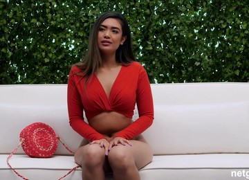 Charming Brunette, Ava Ava Likes To Go To Porn Videocastings, Just To Get Fucked Hard