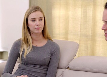 Two Men And An XXX Show With Haley Reed