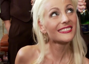 Two Sluts Filled In A Good Orgy Session