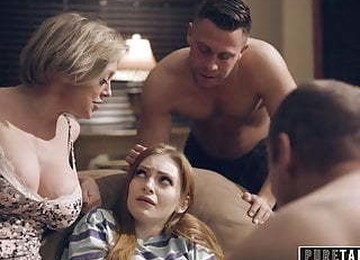 PURE TABOO Step-Parents & Step-Bro Welcome New Sister