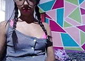 Cute Latin Girl Show All Her Bras