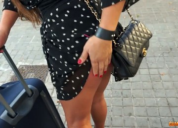 Young Man Gets To Fuck A Busty MILF In His Van For A Wad Of Cash