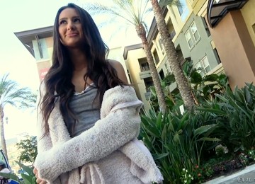 Juicy Babe With Sexy Booty Eliza Ibarra Enjoys Being Poked Doggy