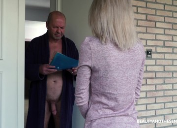 Having Visited Older Neighbor Natural Beauty Missy Luv Gives A Nice Head