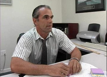 Old Man Is Fucking Slender Brunette Myah Monroe