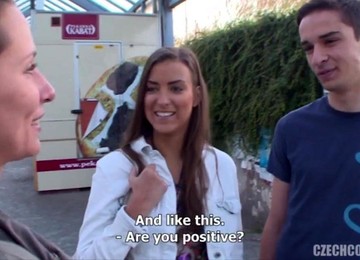 Handy Slovakian Blonde