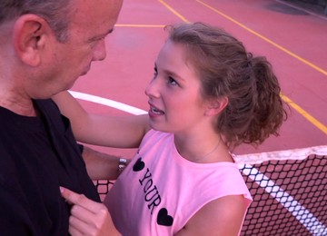 Old Guy Slides His Cock In Juicy Pussy Of Amateur Bunny Baby