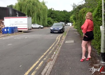 Threesome Sex With British Blonde Mature And Horny Handy Hardcore Loving Guys