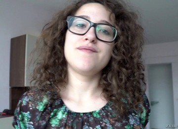 Slut Changes Into Skintight Pink Spandex To Arouse Him