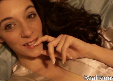 Hardcore Masturbation Video With Pretty Brunette Sandra