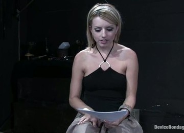 Sassy Blondie Is Being Tortured Till She Loses Her Mind