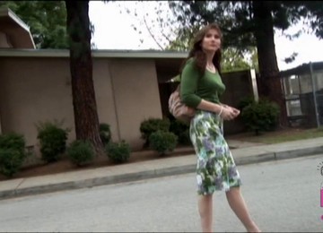 Sizzling Lesbian Cougar With Huge Tits Getting Her Pussy Licked