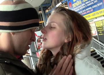 After A Long Day Kristine Adams Decides To Fuck With A Handsome Stranger