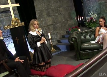 Sizzling Nun Jordan Kingsley Prays For Her Sins And Takes Part In Crazy Orgy