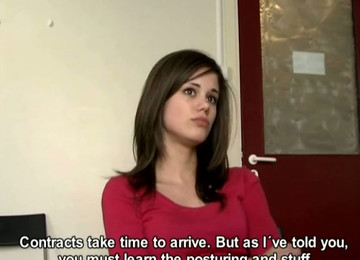 Cute And Shy Brunette Teen Does It On Cam For Cash