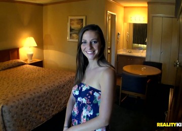 Horny Pickuper Seduces A Shy Brunette Right In The Street