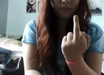 Cute Girlfriend Flashing Her Titties And Hairy Pussy On Webcam