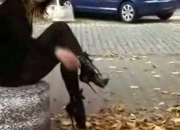 The Perfect Feet Of My Babe In Sexy High Heel Shoes