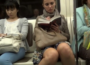Upskirt In The Train