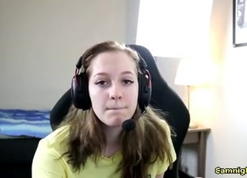 Playing A Porn Game And Getting Fucked Live On Webcam