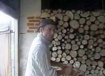 Large Grandma On The Farm