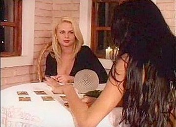 Slutty Tgirl And Girl Outdoors