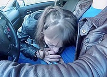 Leather Jacket In Car