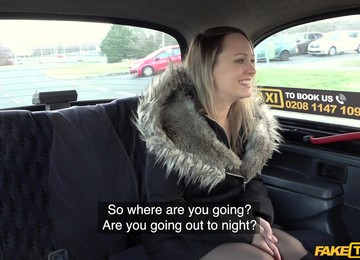 Fucking In The Back Of The Fake Taxi With Provocative Blue Angel