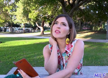 Stranger Milf Krissy Lynn Allows To Lick And Fucks Wet Yummy Pussy