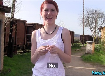 Outside Sex And A Blowjob Is Amazing With Horny And Wild Anne Swix