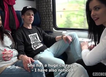 Slovakian Teenagers Fuck On The Train