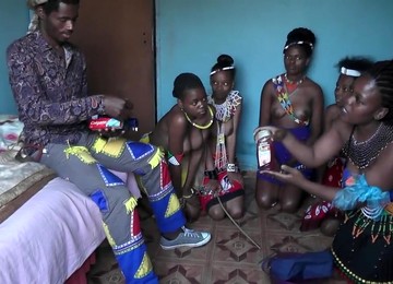 Topless African Girls